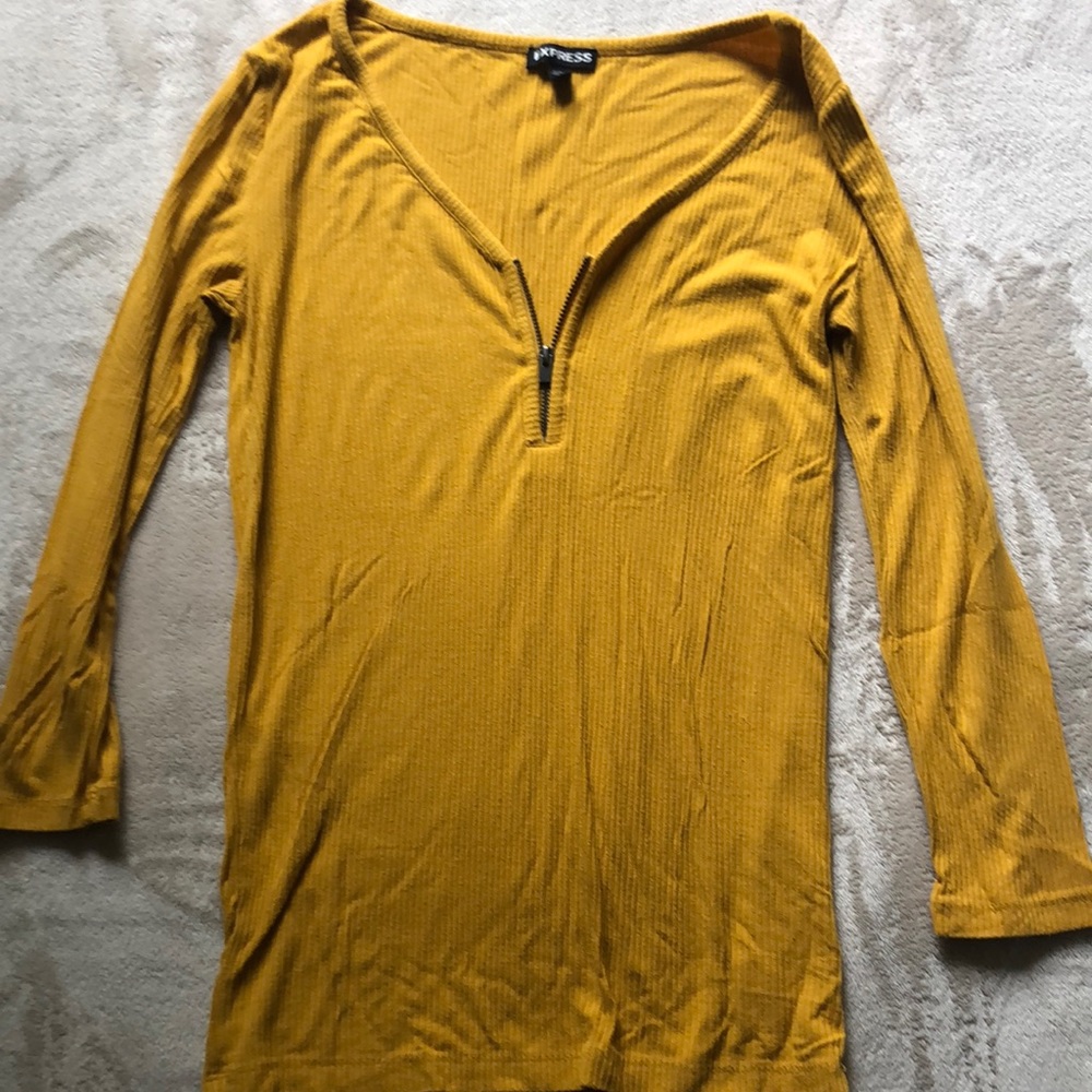 Express top zipper front